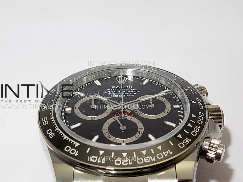 Daytona 126500 904L SS QF 1:1 Best Edition Black Dial On 90L SS Bracelet SH4131