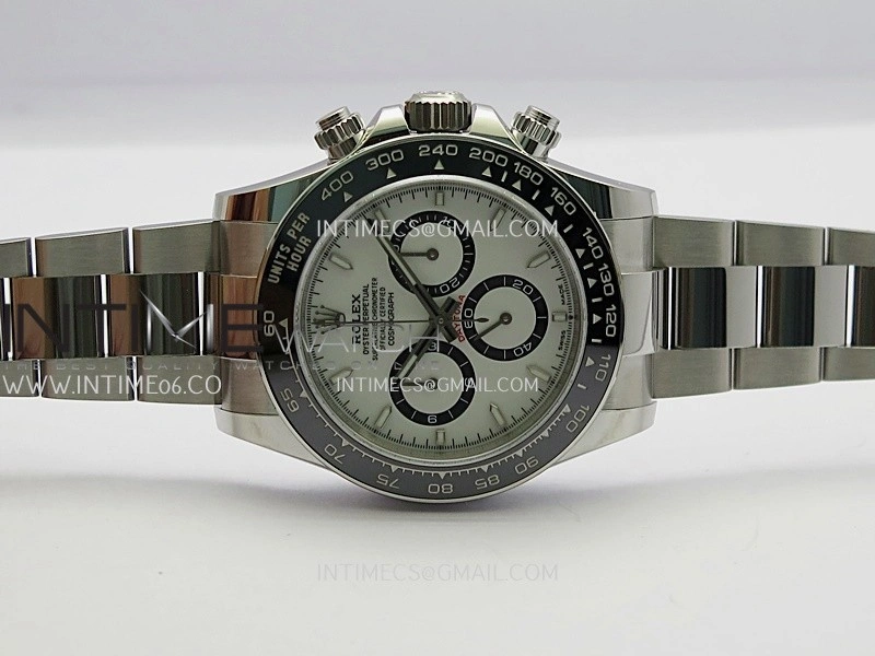 Daytona 126500 904L SS QF 1:1 Best Edition White Dial On 90L SS Bracelet SH4131