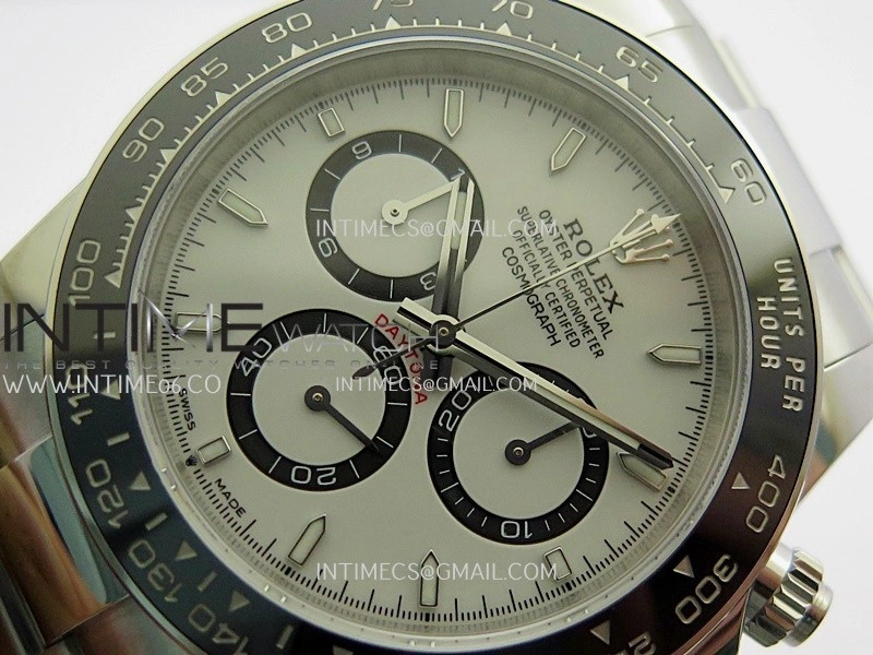 Daytona 126500 904L SS QF 1:1 Best Edition White Dial On 90L SS Bracelet SH4131