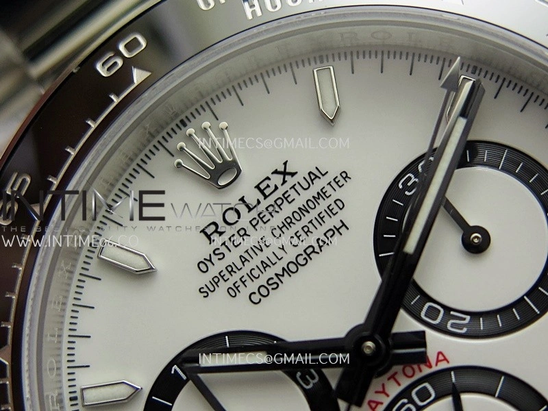 Daytona 126500 904L SS QF 1:1 Best Edition White Dial On 90L SS Bracelet SH4131