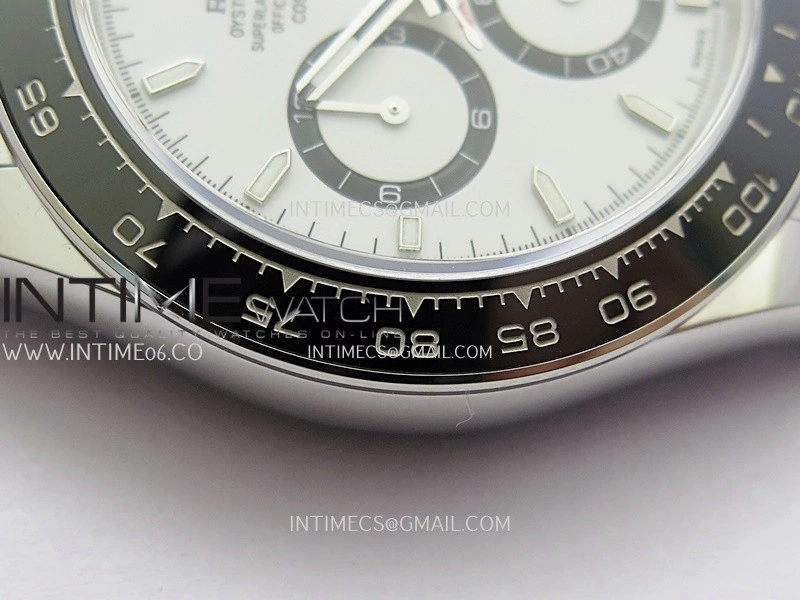 Daytona 126500 904L SS QF 1:1 Best Edition White Dial On 90L SS Bracelet SH4131
