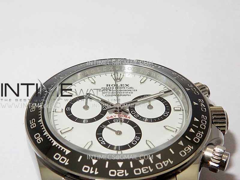 Daytona 126500 904L SS QF 1:1 Best Edition White Dial On 90L SS Bracelet SH4131