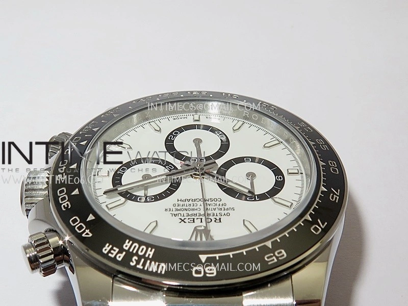 Daytona 126500 904L SS QF 1:1 Best Edition White Dial On 90L SS Bracelet SH4131