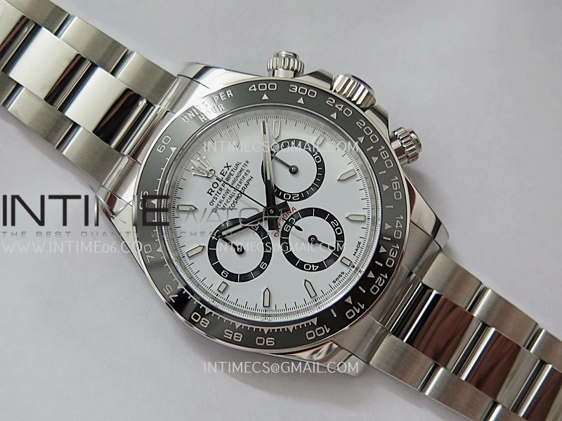 Daytona 126500 904L SS VF 1:1 Best Edition White Dial On 904L SS Bracelet DD4131