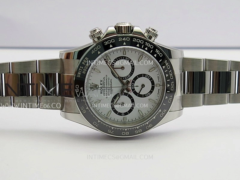 Daytona 126500 904L SS VF 1:1 Best Edition White Dial On 904L SS Bracelet DD4131