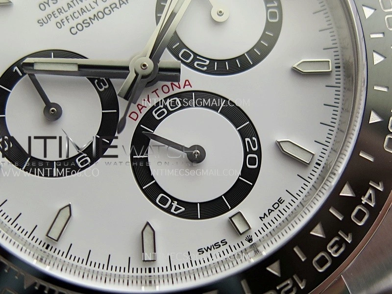 Daytona 126500 904L SS VF 1:1 Best Edition White Dial On 904L SS Bracelet DD4131