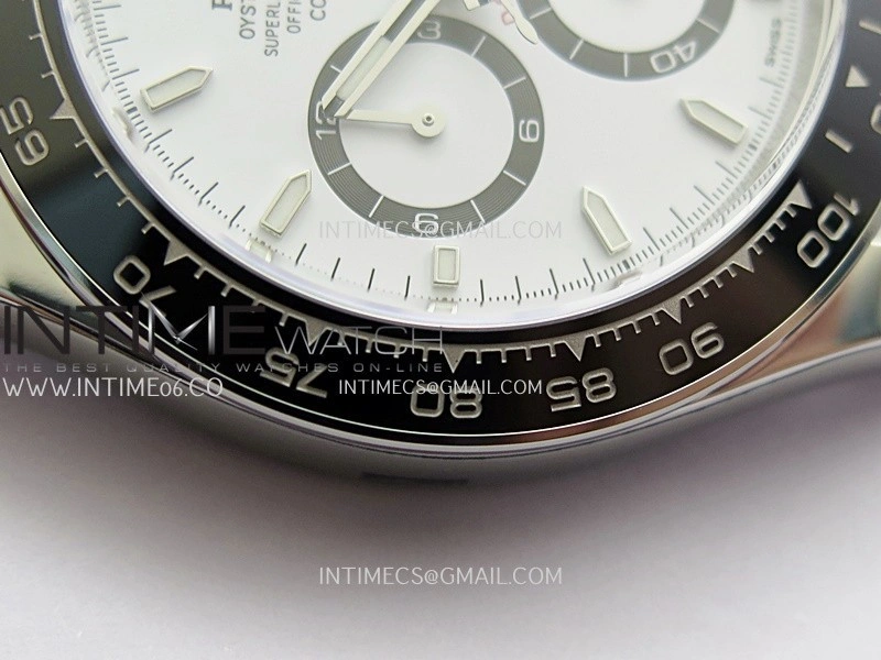 Daytona 126500 904L SS VF 1:1 Best Edition White Dial On 904L SS Bracelet DD4131