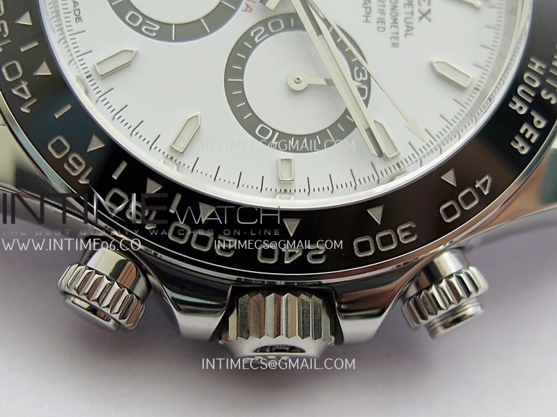 Daytona 126500 904L SS VF 1:1 Best Edition White Dial On 904L SS Bracelet DD4131