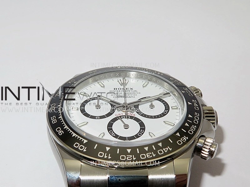 Daytona 126500 904L SS VF 1:1 Best Edition White Dial On 904L SS Bracelet DD4131