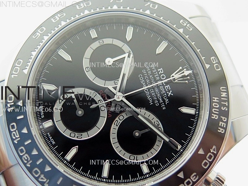 Daytona 126500 904L SS VSF 1:1 Best Edition Black Dial on 904L SS Braclet DD4131