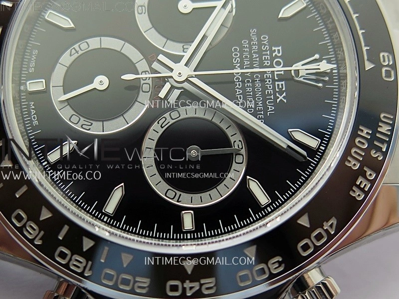 Daytona 126500 904L SS VSF 1:1 Best Edition Black Dial on 904L SS Braclet DD4131