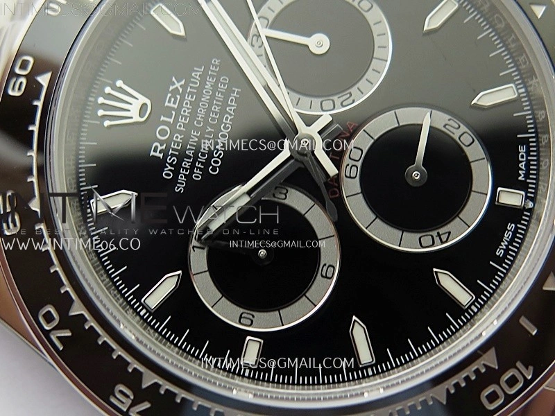 Daytona 126500 904L SS VSF 1:1 Best Edition Black Dial on 904L SS Braclet DD4131