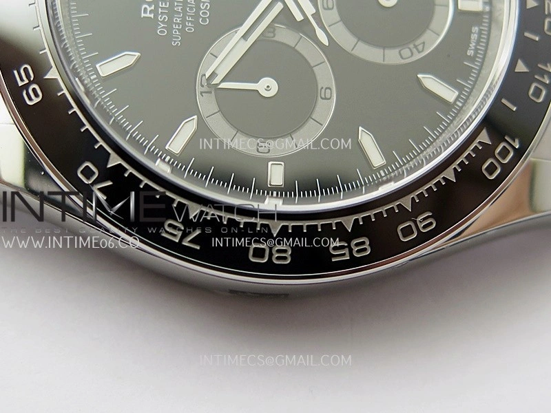 Daytona 126500 904L Steel ARF 1:1 Best Edition Black Dial On SS Bracelet SH4131