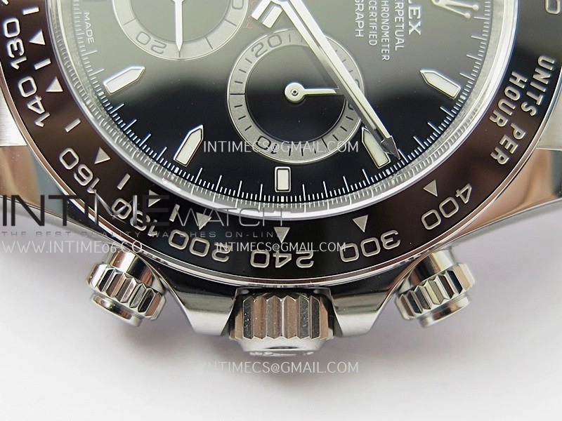 Daytona 126500 904L Steel ARF 1:1 Best Edition Black Dial On SS Bracelet SH4131