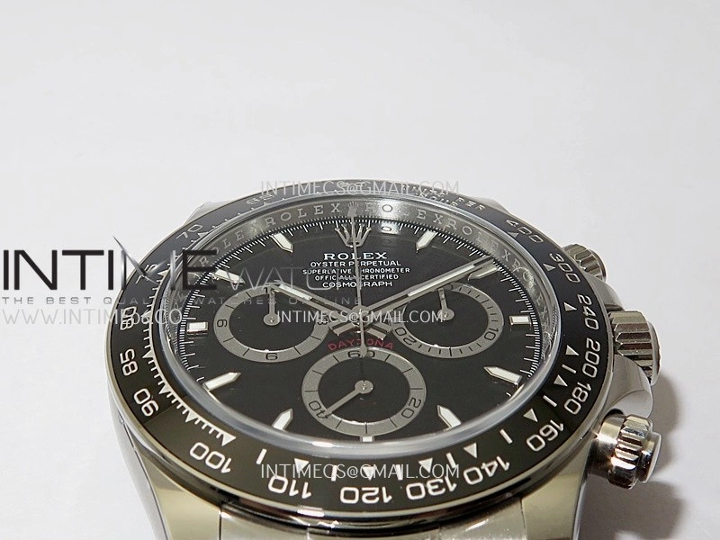 Daytona 126500 904L Steel ARF 1:1 Best Edition Black Dial On SS Bracelet SH4131