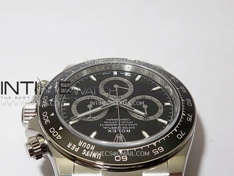 Daytona 126500 904L Steel ARF 1:1 Best Edition Black Dial On SS Bracelet SH4131
