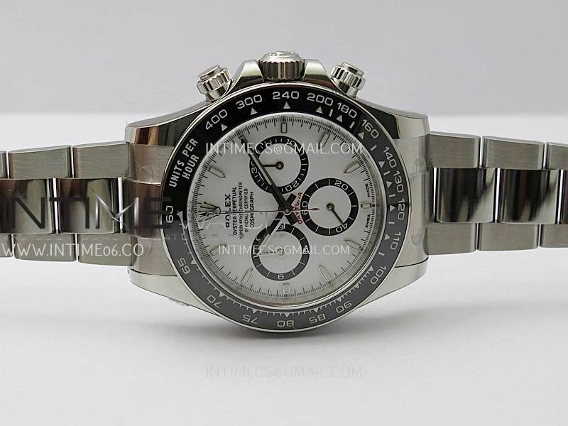 Daytona 126500 904L Steel ARF 1:1 Best Edition White Dial On SS Bracelet SH4131