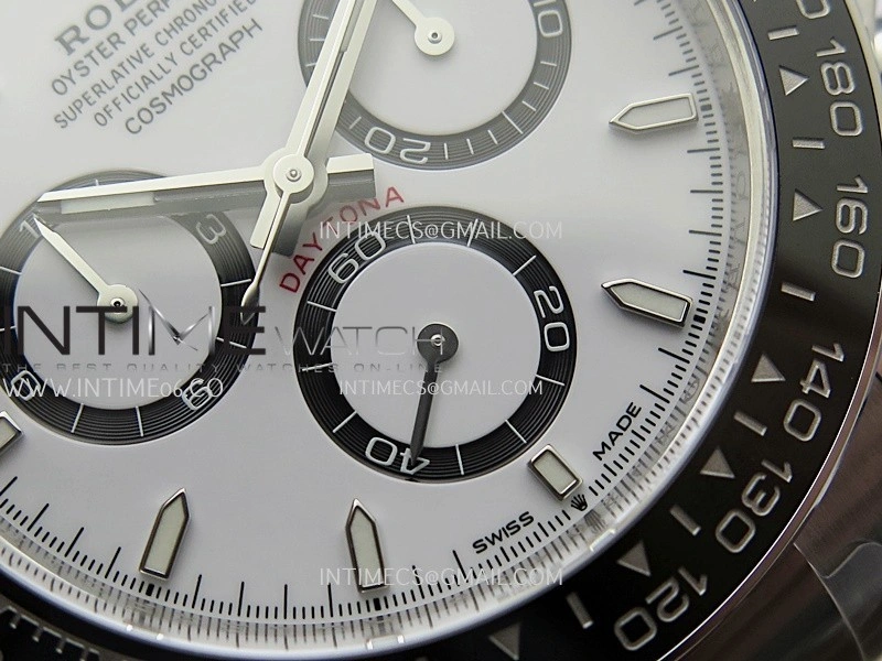 Daytona 126500 904L Steel ARF 1:1 Best Edition White Dial On SS Bracelet SH4131