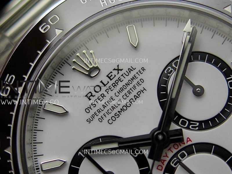 Daytona 126500 904L Steel ARF 1:1 Best Edition White Dial On SS Bracelet SH4131