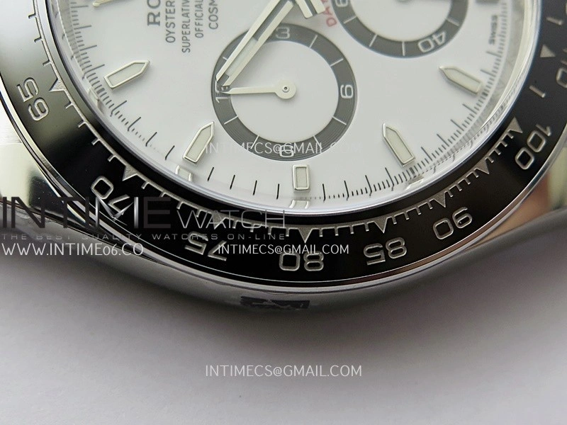 Daytona 126500 904L Steel ARF 1:1 Best Edition White Dial On SS Bracelet SH4131