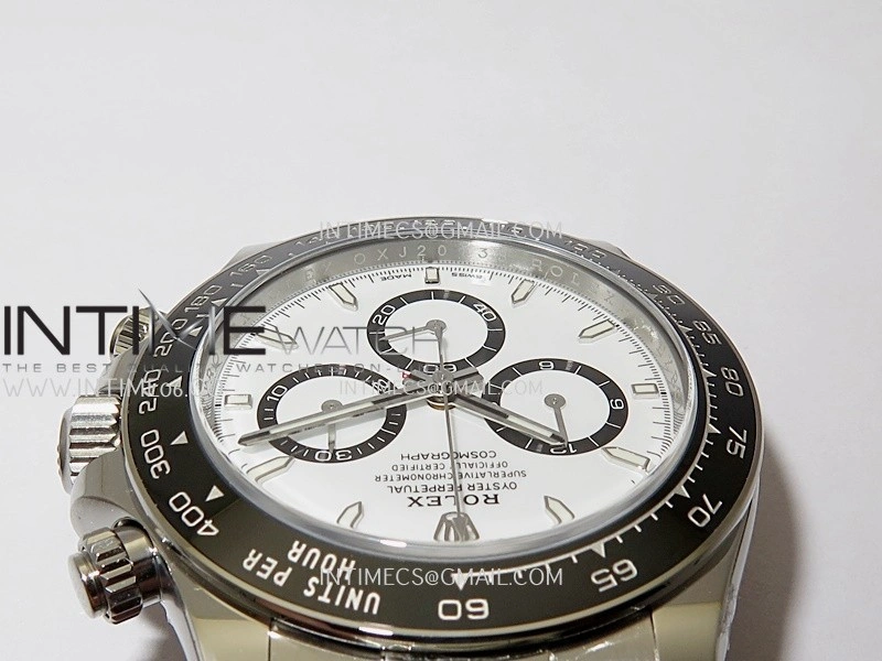 Daytona 126500 904L Steel ARF 1:1 Best Edition White Dial On SS Bracelet SH4131