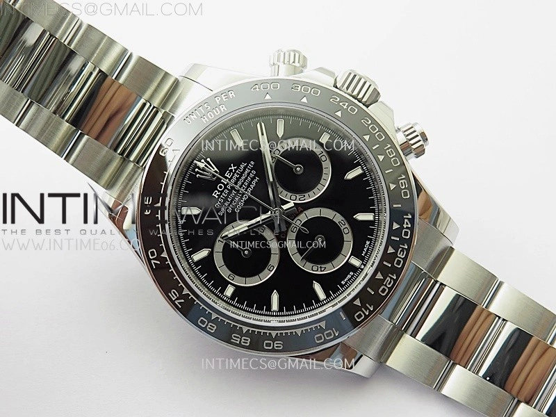 Daytona 126500 904L Steel ZF 1:1 Best Edition Black Dial on SS Braclet SH4131