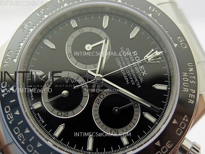 Daytona 126500 904L Steel ZF 1:1 Best Edition Black Dial on SS Braclet SH4131