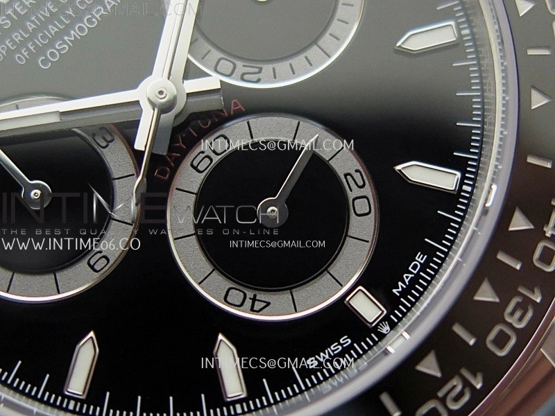 Daytona 126500 904L Steel ZF 1:1 Best Edition Black Dial on SS Braclet SH4131