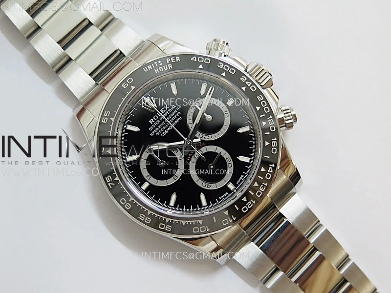 Daytona 126500 904L Steel ZF 1:1 Best Edition Black Dial on SS Braclet SH4131