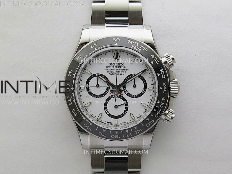 Daytona 126500 904L Steel ZF 1:1 Best Edition White Dial on SS Braclet SH4131