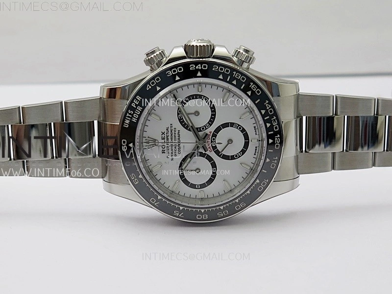 Daytona 126500 904L Steel ZF 1:1 Best Edition White Dial on SS Braclet SH4131