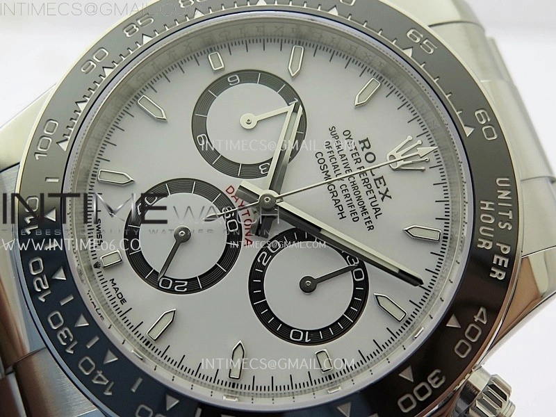 Daytona 126500 904L Steel ZF 1:1 Best Edition White Dial on SS Braclet SH4131