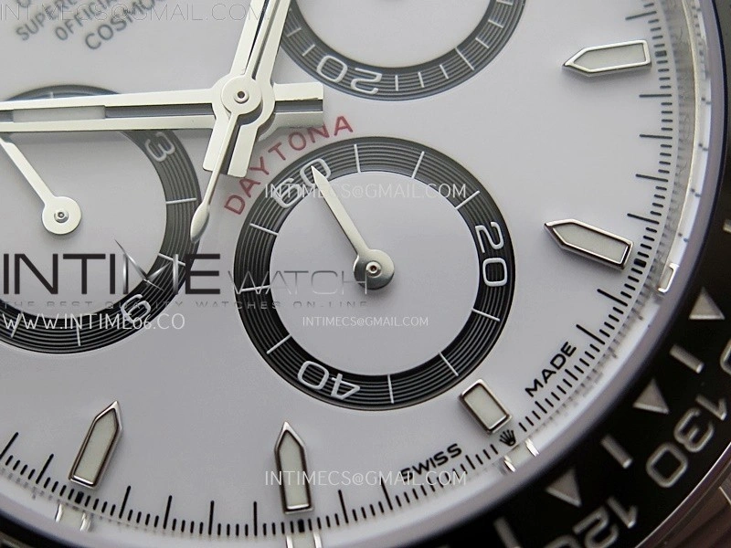 Daytona 126500 904L Steel ZF 1:1 Best Edition White Dial on SS Braclet SH4131