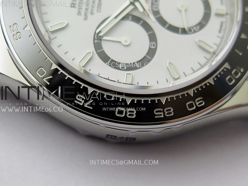 Daytona 126500 904L Steel ZF 1:1 Best Edition White Dial on SS Braclet SH4131