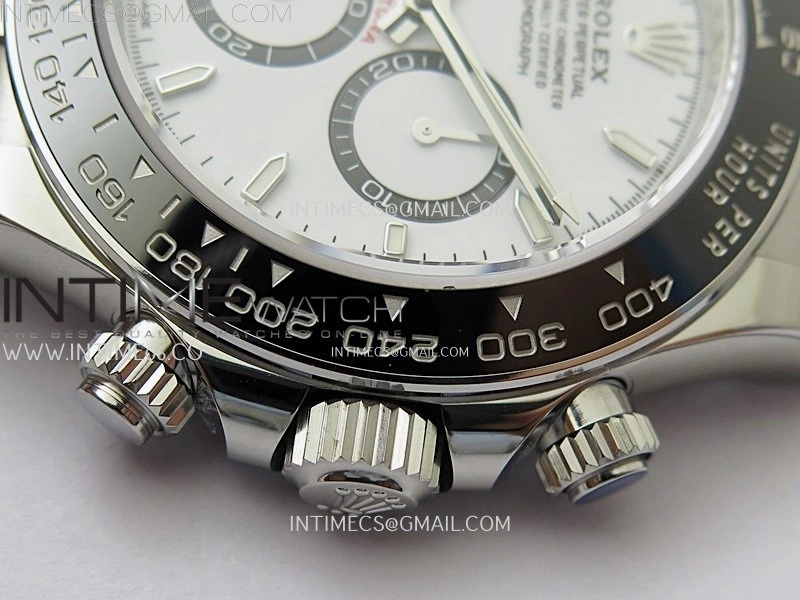 Daytona 126500 904L Steel ZF 1:1 Best Edition White Dial on SS Braclet SH4131