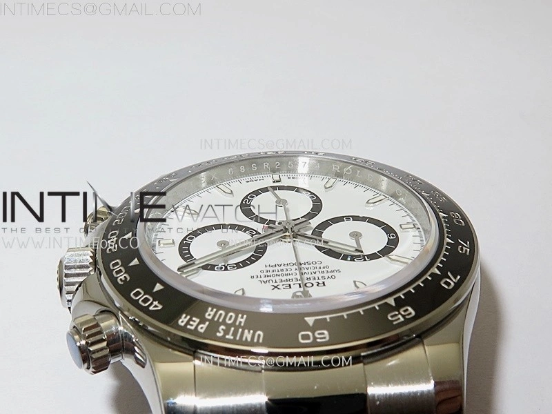 Daytona 126500 904L Steel ZF 1:1 Best Edition White Dial on SS Braclet SH4131