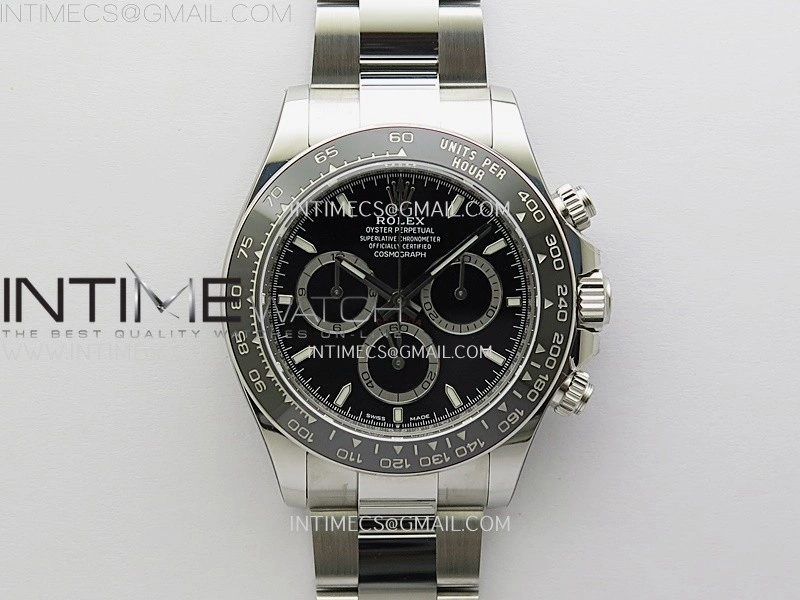 Daytona 126500 SS AR+F 1:1 Best Edition Black Dial on SS Bracelet SA4131
