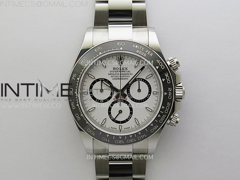 Daytona 126500 SS AR+F 1:1 Best Edition White Dial on SS Bracelet SA4131