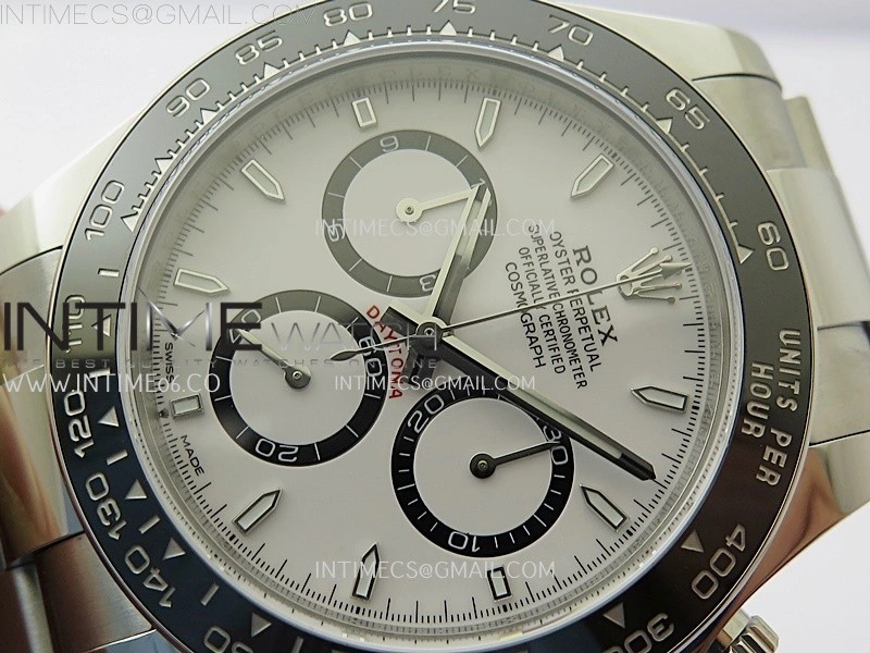 Daytona 126500 SS AR+F 1:1 Best Edition White Dial on SS Bracelet SA4131