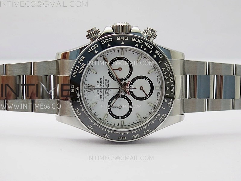 Daytona 126500 VSF 1:1 Best Edition 904L Steel White Dial on SS Bracelet DD4131