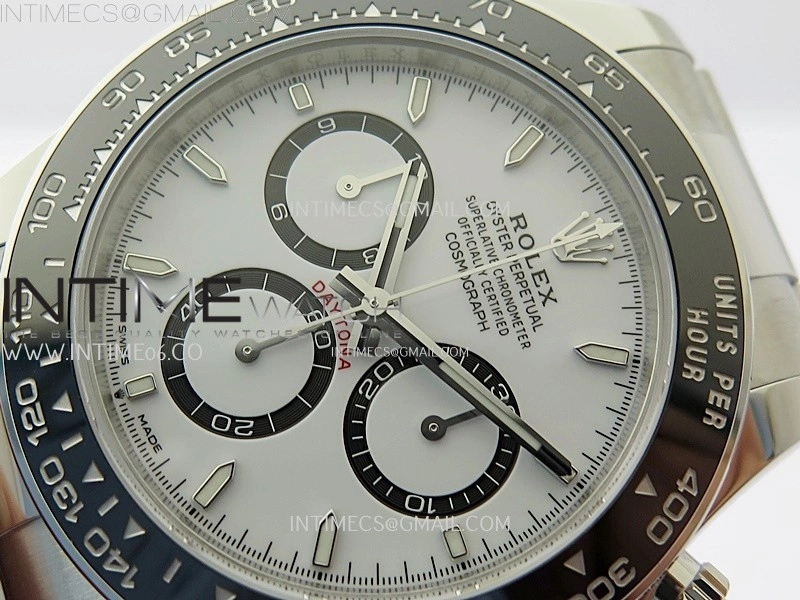 Daytona 126500 VSF 1:1 Best Edition 904L Steel White Dial on SS Bracelet DD4131