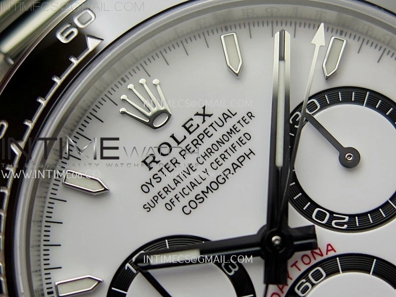 Daytona 126500 VSF 1:1 Best Edition 904L Steel White Dial on SS Bracelet DD4131