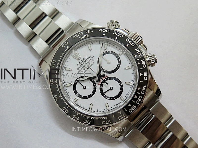 Daytona 126500 VSF 1:1 Best Edition 904L Steel White Dial on SS Bracelet DD4131