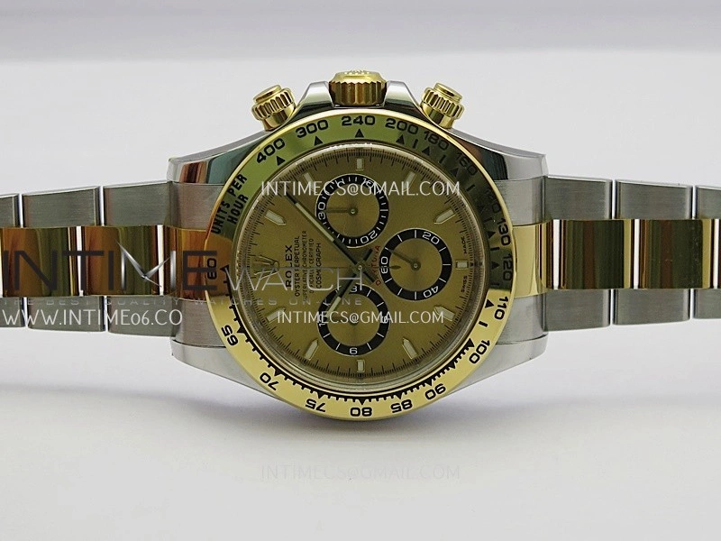 Daytona 126503 904L SS YG VF 1:1 Best Edition Gold Dial On SS YG Bracelet DD4131