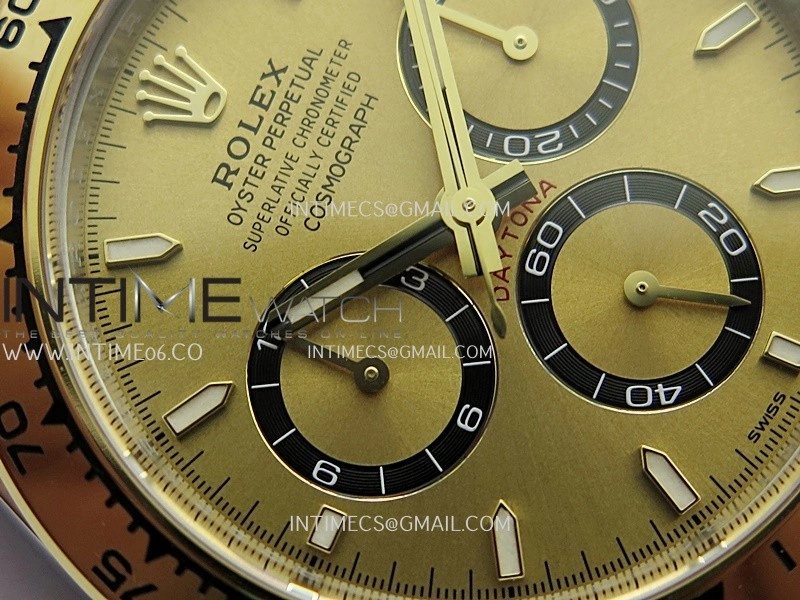 Daytona 126503 904L SS YG VF 1:1 Best Edition Gold Dial On SS YG Bracelet DD4131