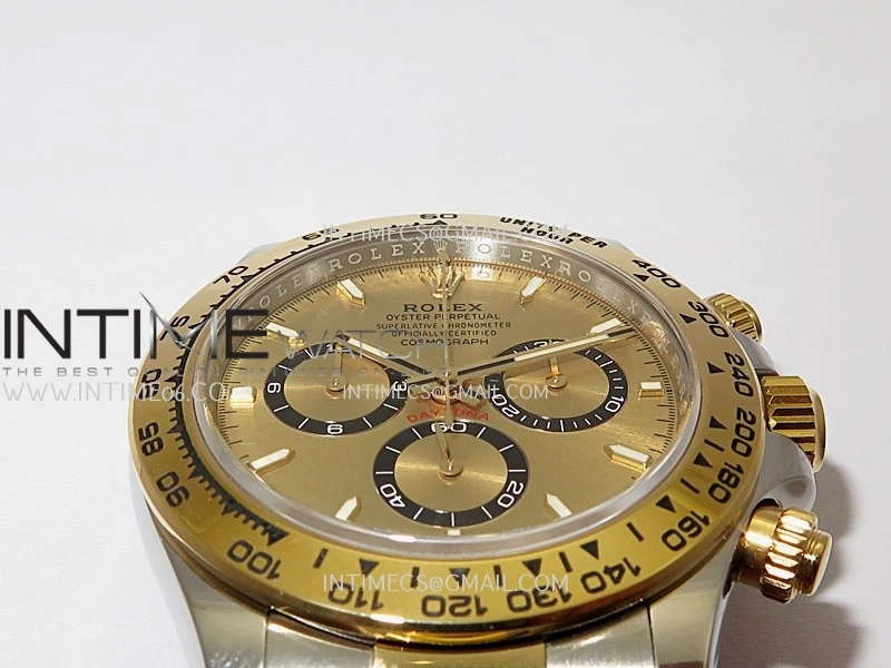 Daytona 126503 904L SS YG VF 1:1 Best Edition Gold Dial On SS YG Bracelet DD4131