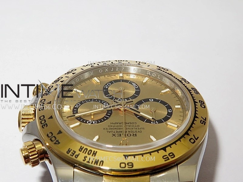 Daytona 126503 904L SS YG VF 1:1 Best Edition Gold Dial On SS YG Bracelet DD4131