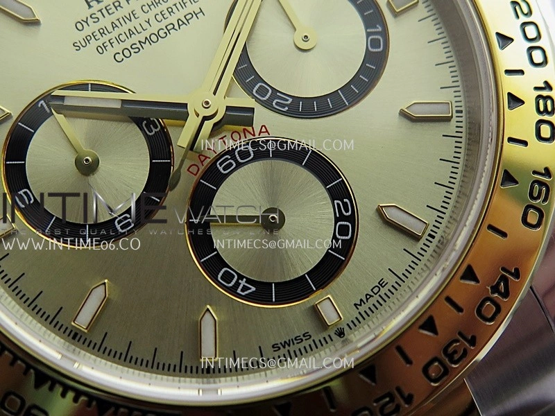 Daytona 126503 SS YG UFO 1:1 Best Edition Gold Dial On Oyster Bracelet UF4131