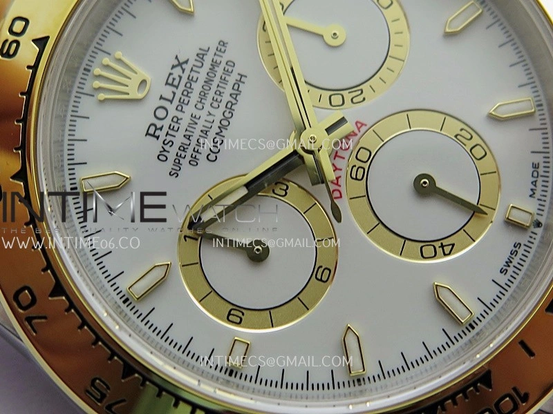 Daytona 126503 SS YG UFO 1:1 Best Edition White Dial On Oyster Bracelet UF4131