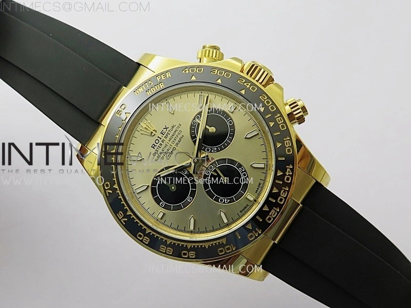 Daytona 126518 YG VSF 1:1 Best Edition YG Dial on Oysterflex Strap DD4131